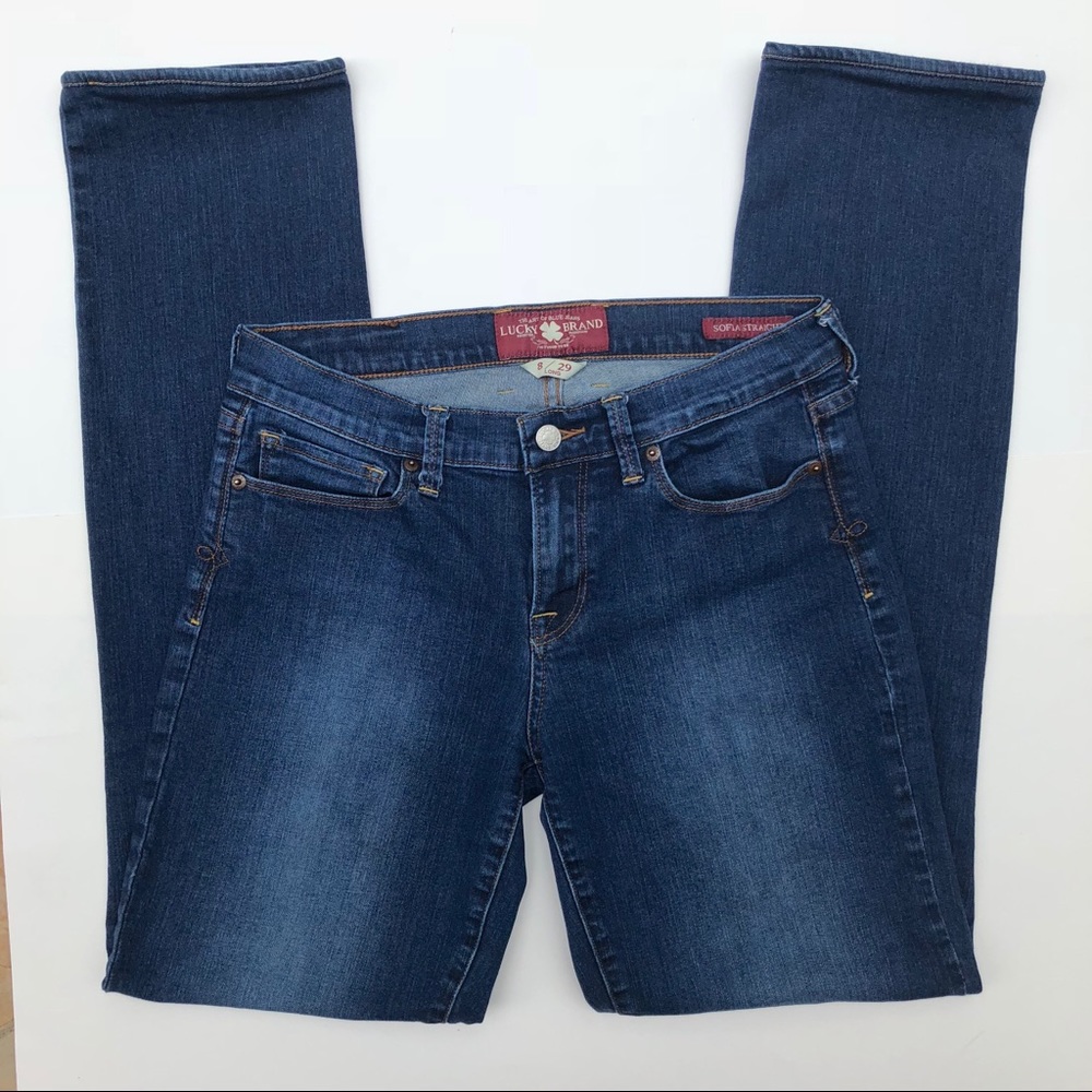 Lucky Brand Sophia Straight Jeans size 8 / 29 Long